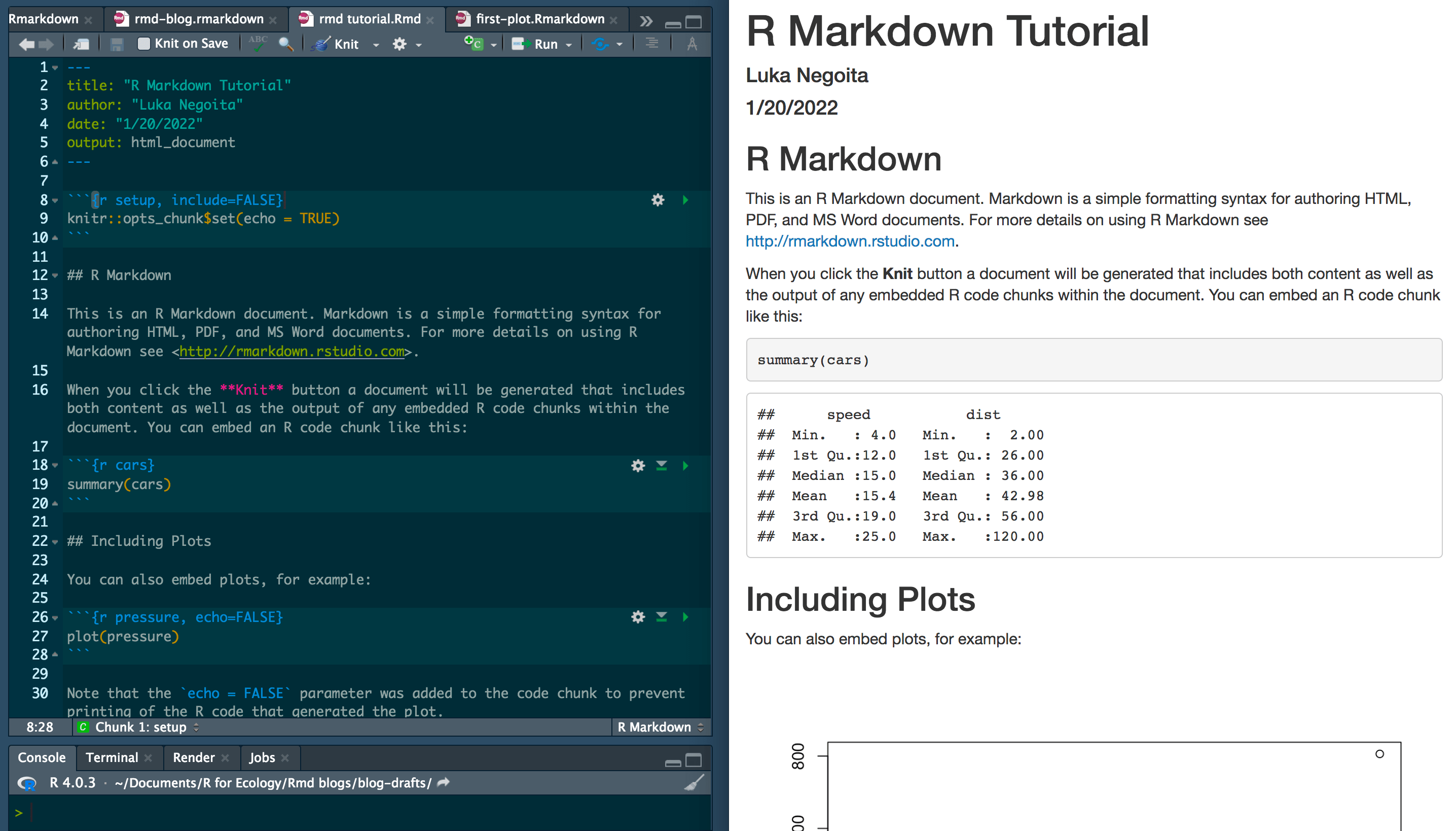 How To Use R Markdown part One R bloggers